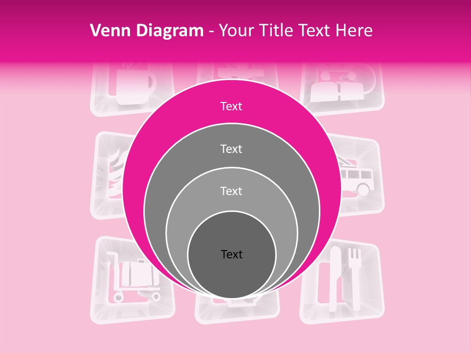 A Bunch Of Different Items In A Plastic Container PowerPoint Template