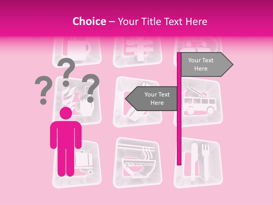 A Bunch Of Different Items In A Plastic Container PowerPoint Template