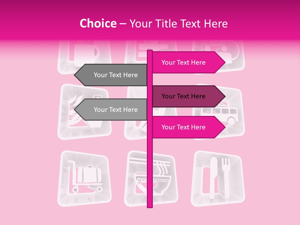 A Bunch Of Different Items In A Plastic Container PowerPoint Template