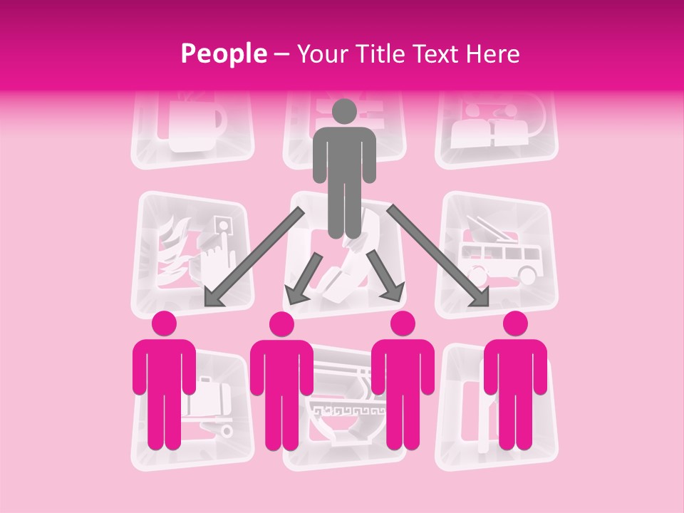 A Bunch Of Different Items In A Plastic Container PowerPoint Template