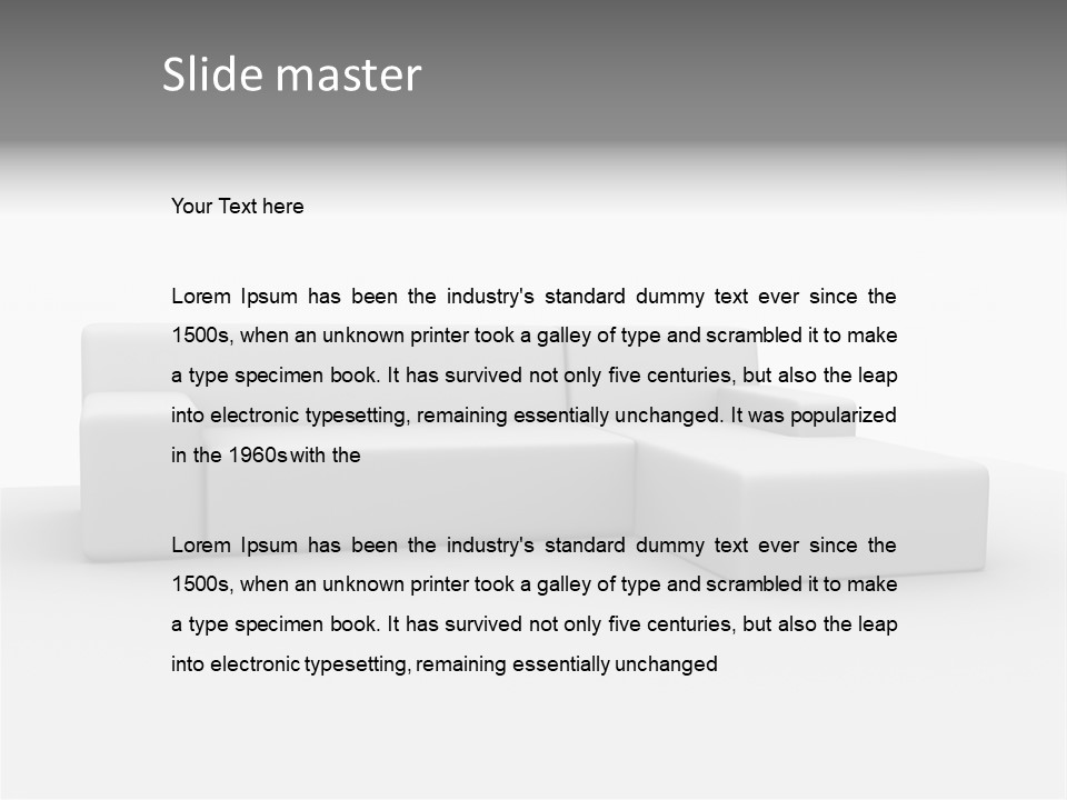 Object Relax Room PowerPoint Template