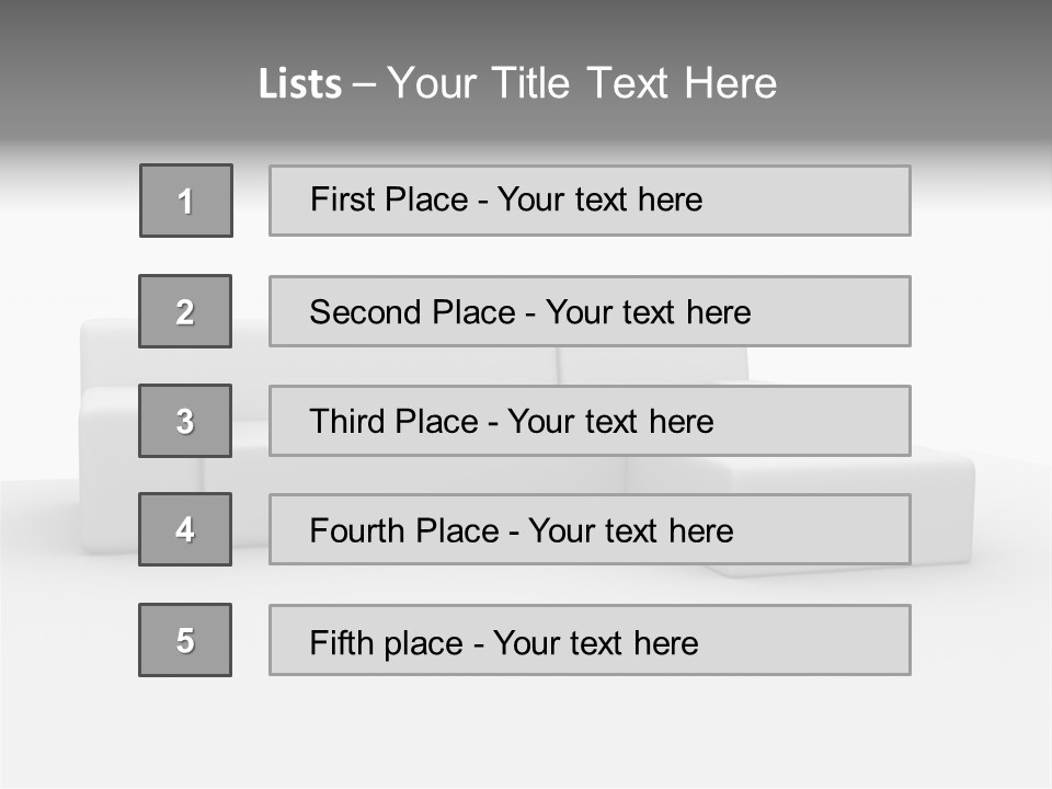 Object Relax Room PowerPoint Template