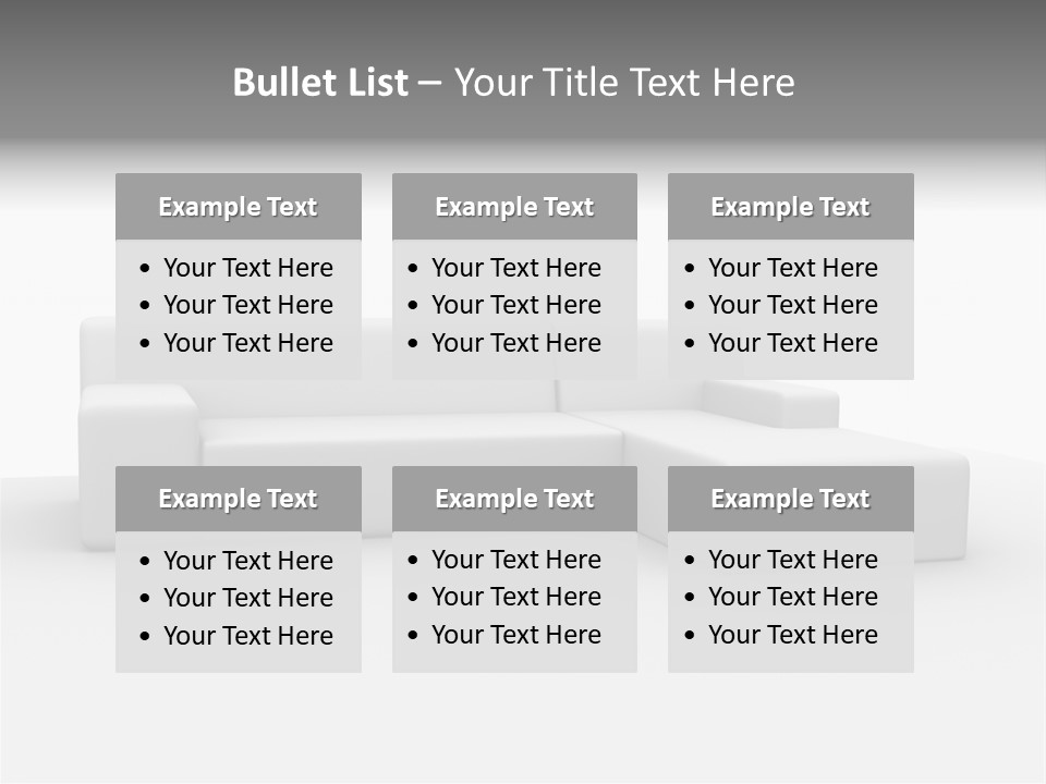 Object Relax Room PowerPoint Template