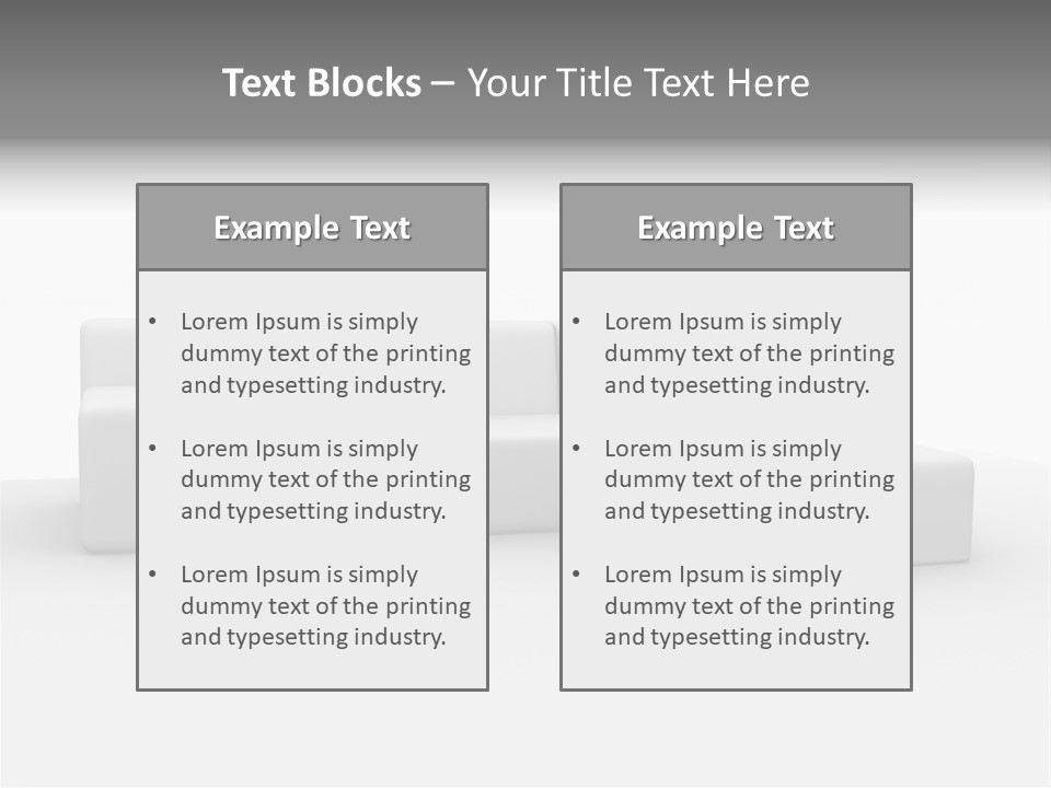 Object Relax Room PowerPoint Template