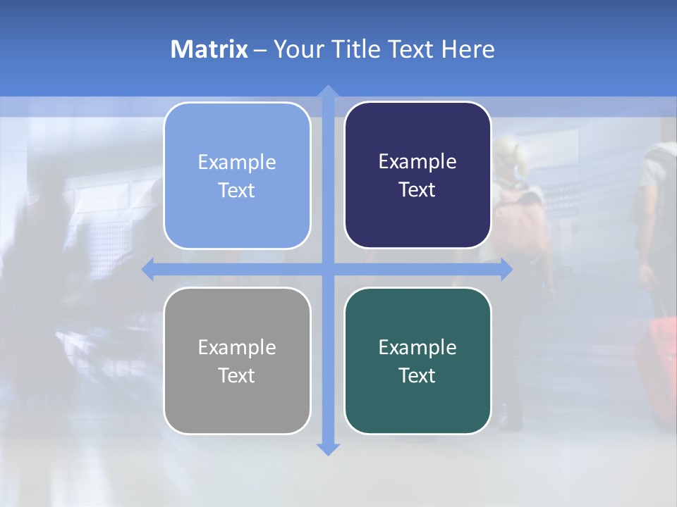 Arrival Travel Baggage PowerPoint Template