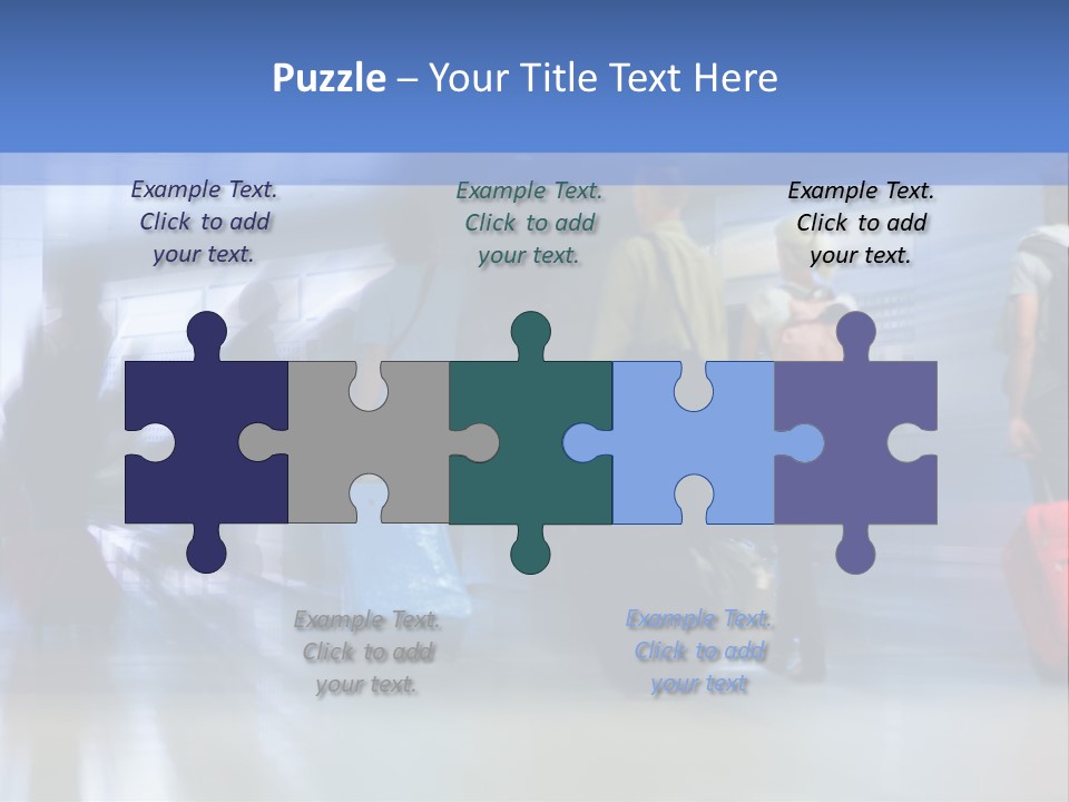Arrival Travel Baggage PowerPoint Template
