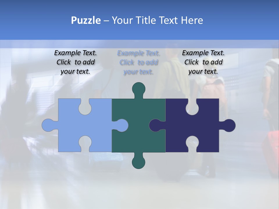 Arrival Travel Baggage PowerPoint Template