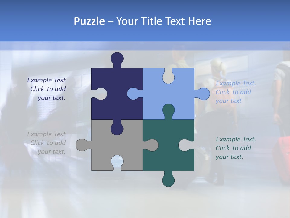 Arrival Travel Baggage PowerPoint Template