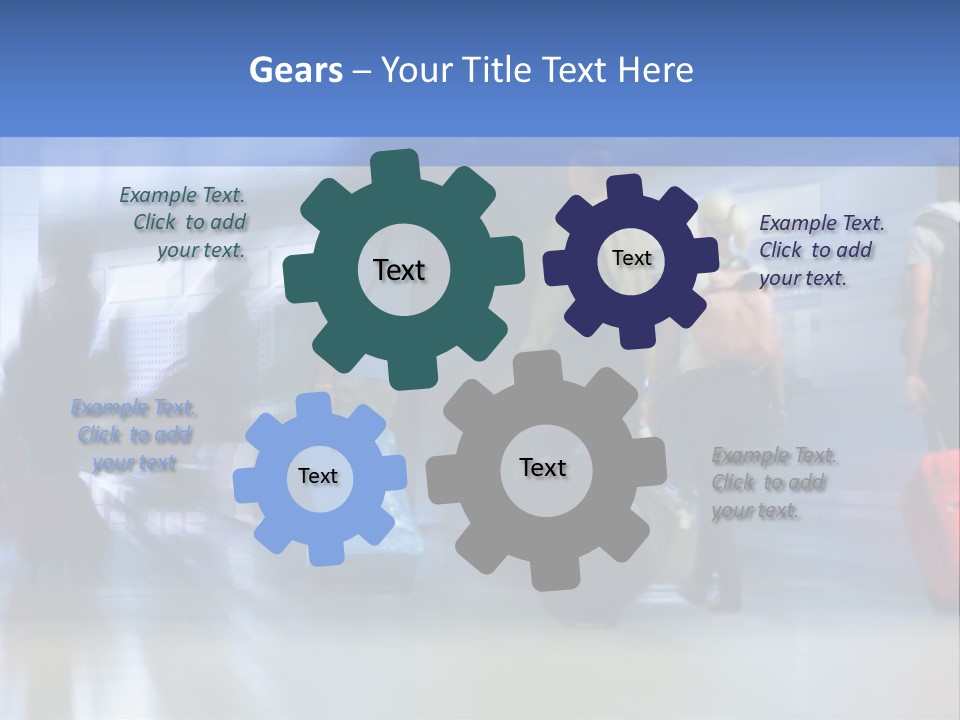 Arrival Travel Baggage PowerPoint Template