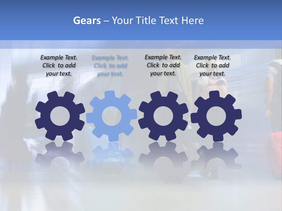 Arrival Travel Baggage PowerPoint Template