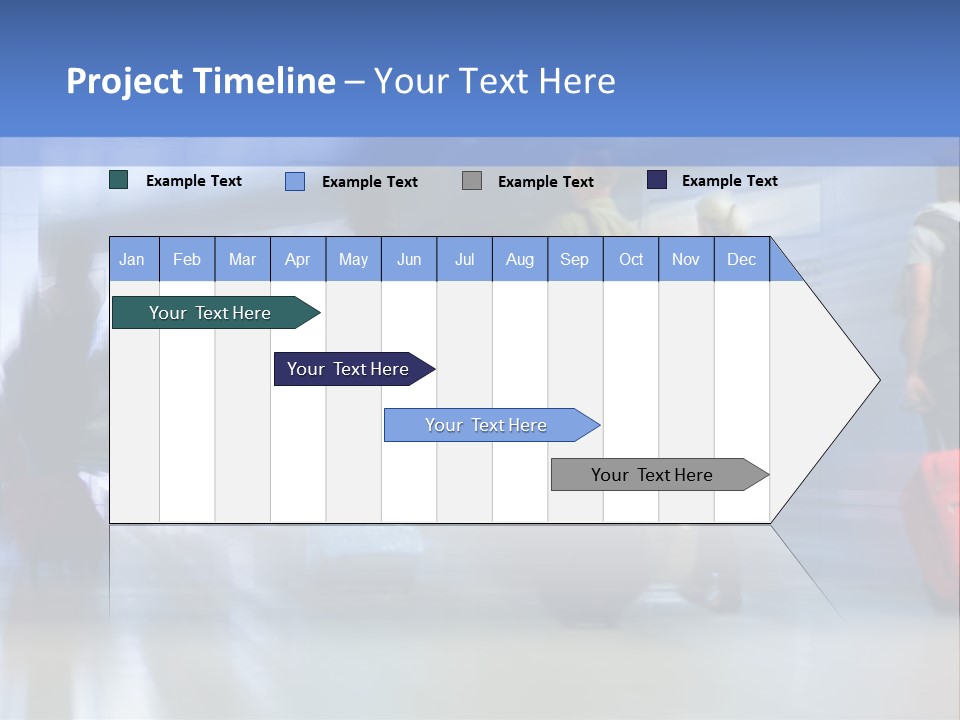 Arrival Travel Baggage PowerPoint Template