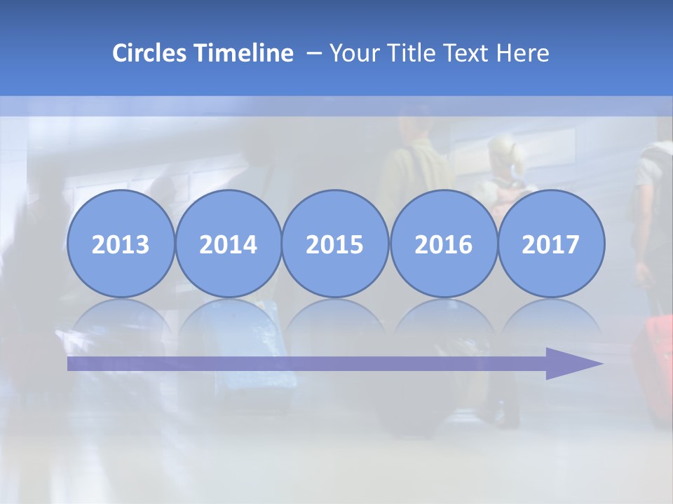 Arrival Travel Baggage PowerPoint Template