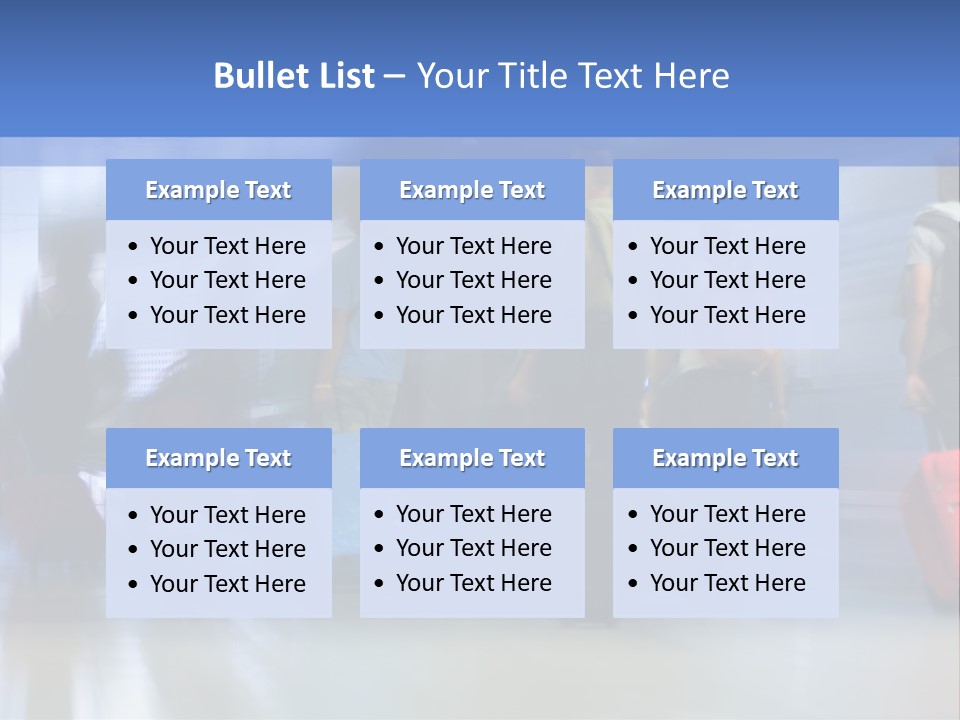 Arrival Travel Baggage PowerPoint Template