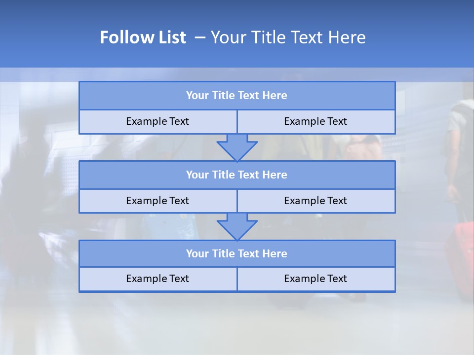 Arrival Travel Baggage PowerPoint Template