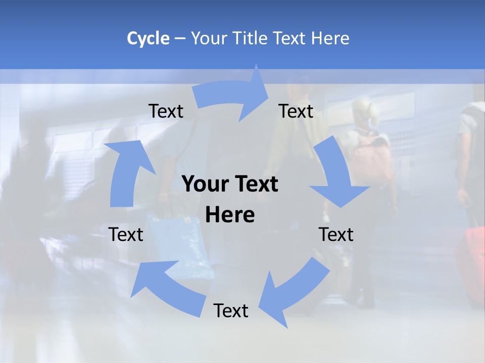 Arrival Travel Baggage PowerPoint Template