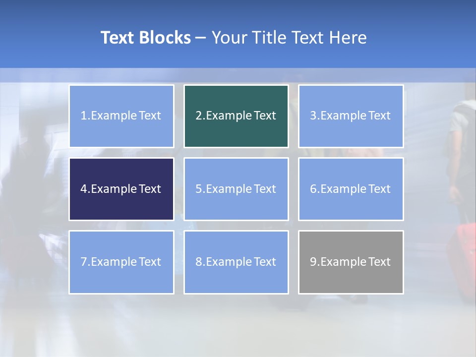 Arrival Travel Baggage PowerPoint Template