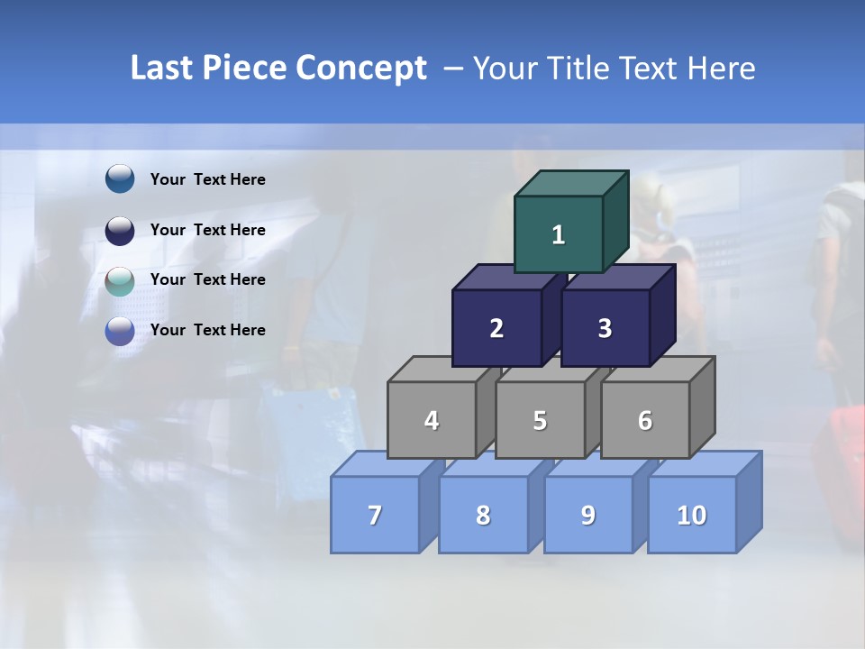 Arrival Travel Baggage PowerPoint Template