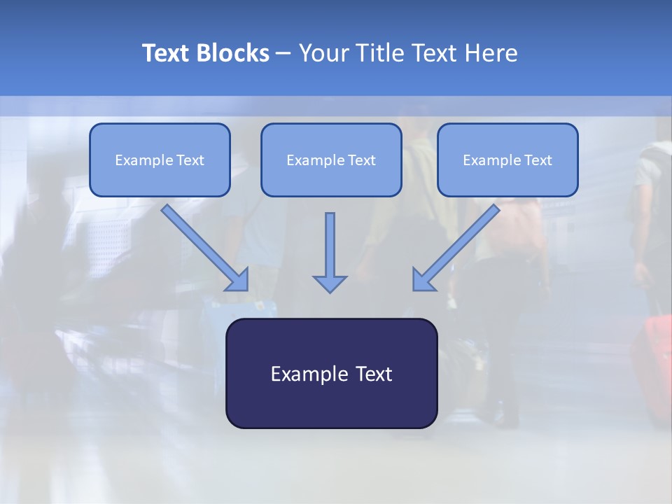 Arrival Travel Baggage PowerPoint Template