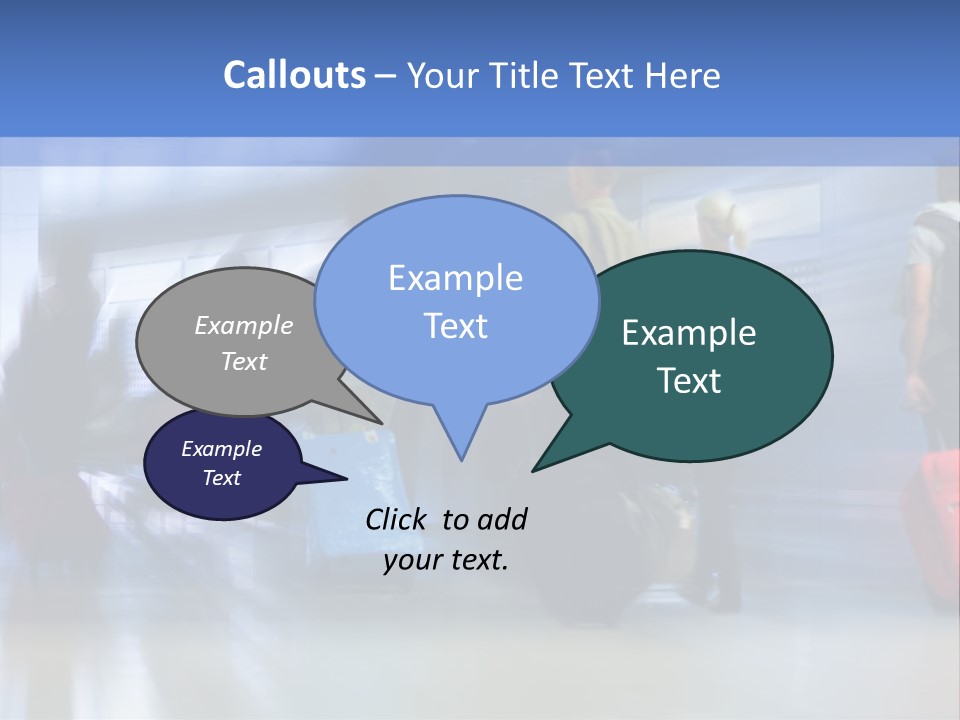 Arrival Travel Baggage PowerPoint Template