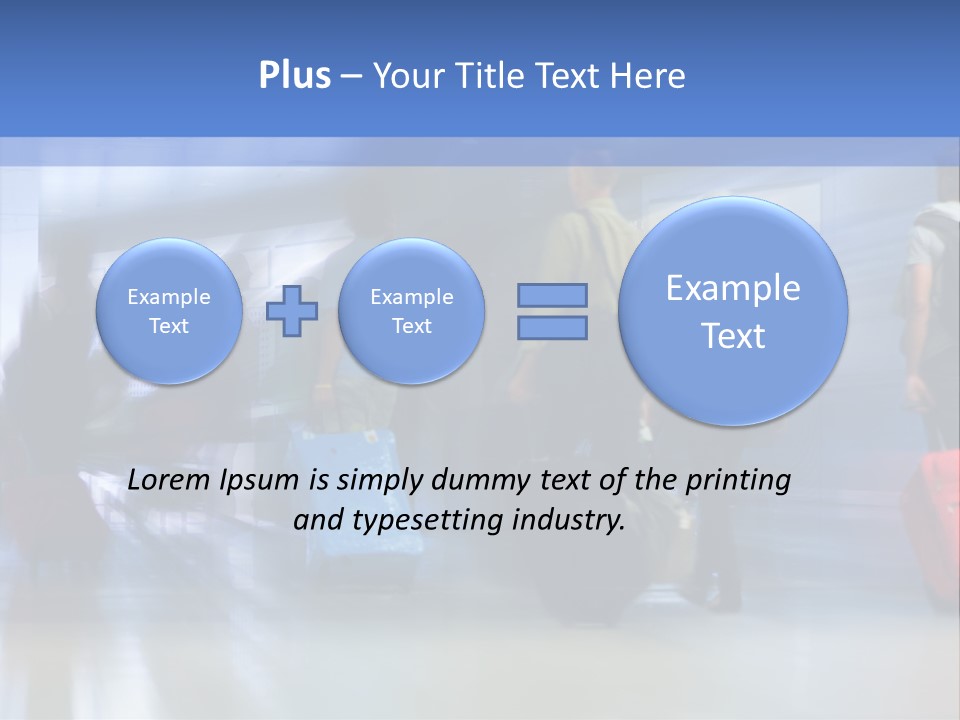 Arrival Travel Baggage PowerPoint Template
