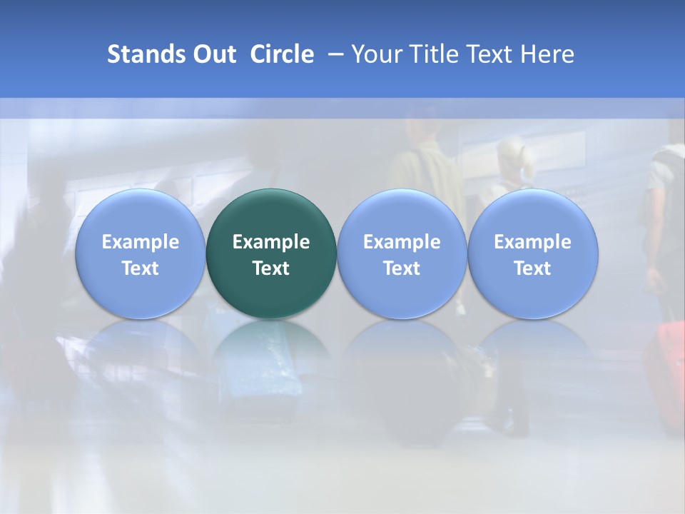 Arrival Travel Baggage PowerPoint Template
