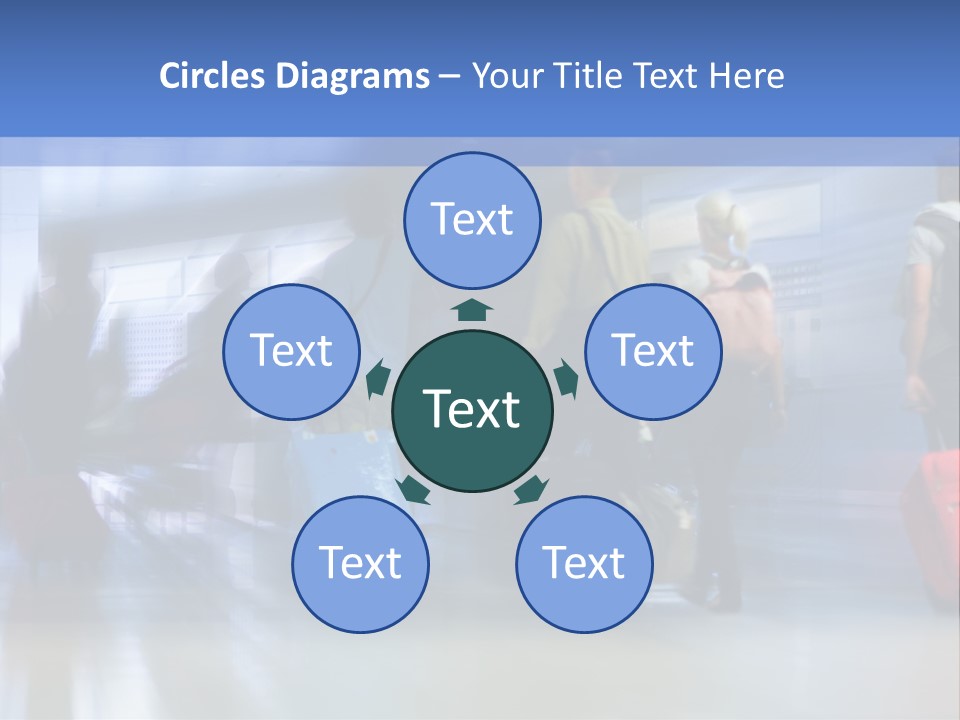 Arrival Travel Baggage PowerPoint Template