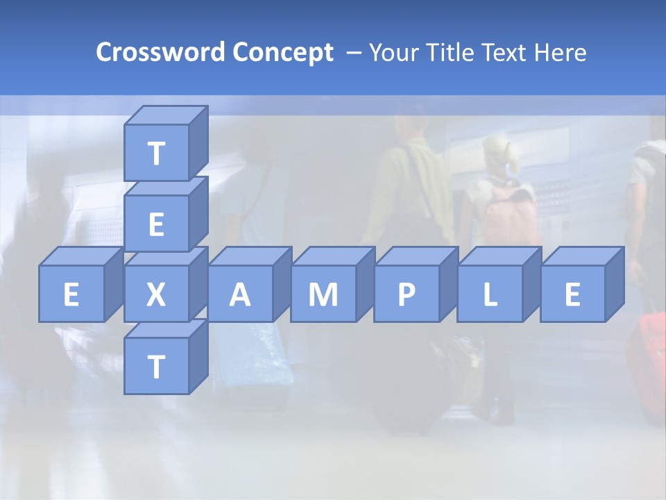 Arrival Travel Baggage PowerPoint Template