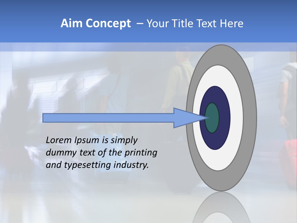 Arrival Travel Baggage PowerPoint Template