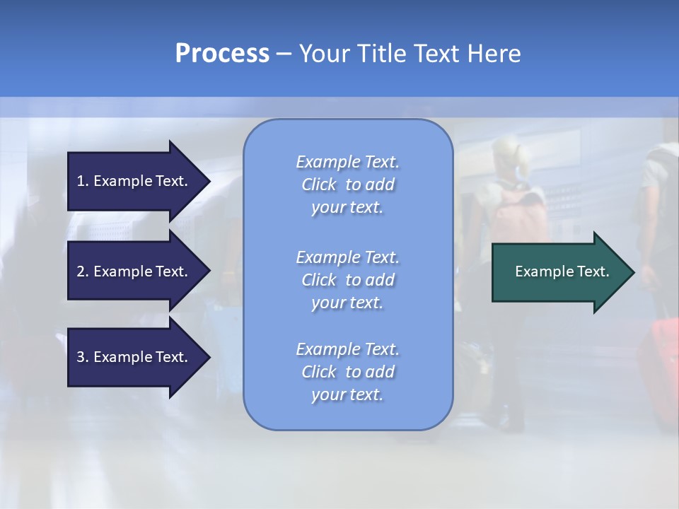 Arrival Travel Baggage PowerPoint Template