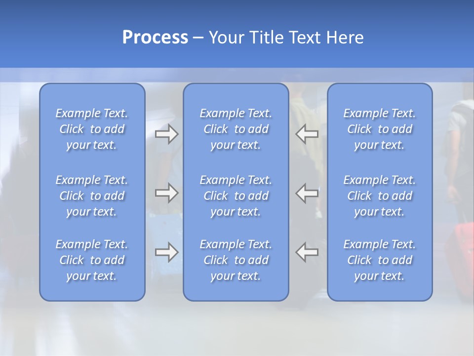 Arrival Travel Baggage PowerPoint Template