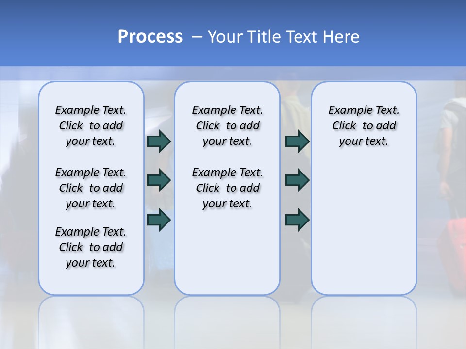 Arrival Travel Baggage PowerPoint Template