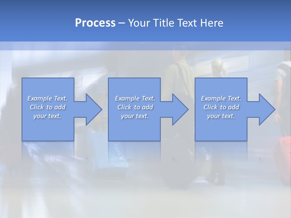Arrival Travel Baggage PowerPoint Template