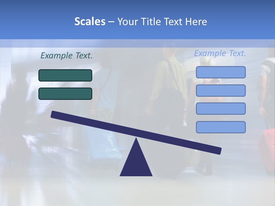 Arrival Travel Baggage PowerPoint Template