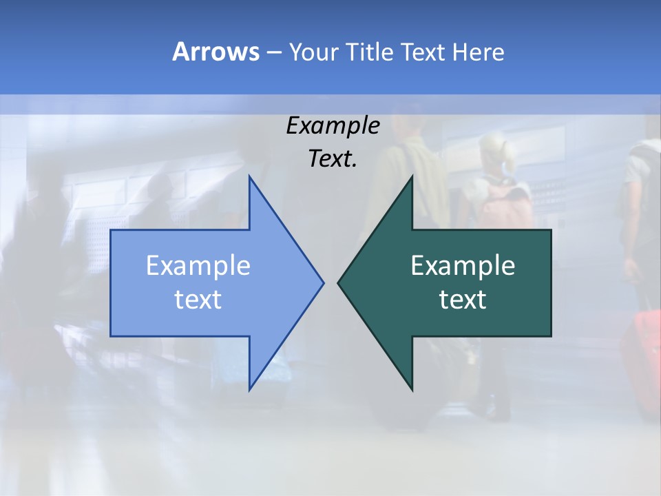 Arrival Travel Baggage PowerPoint Template