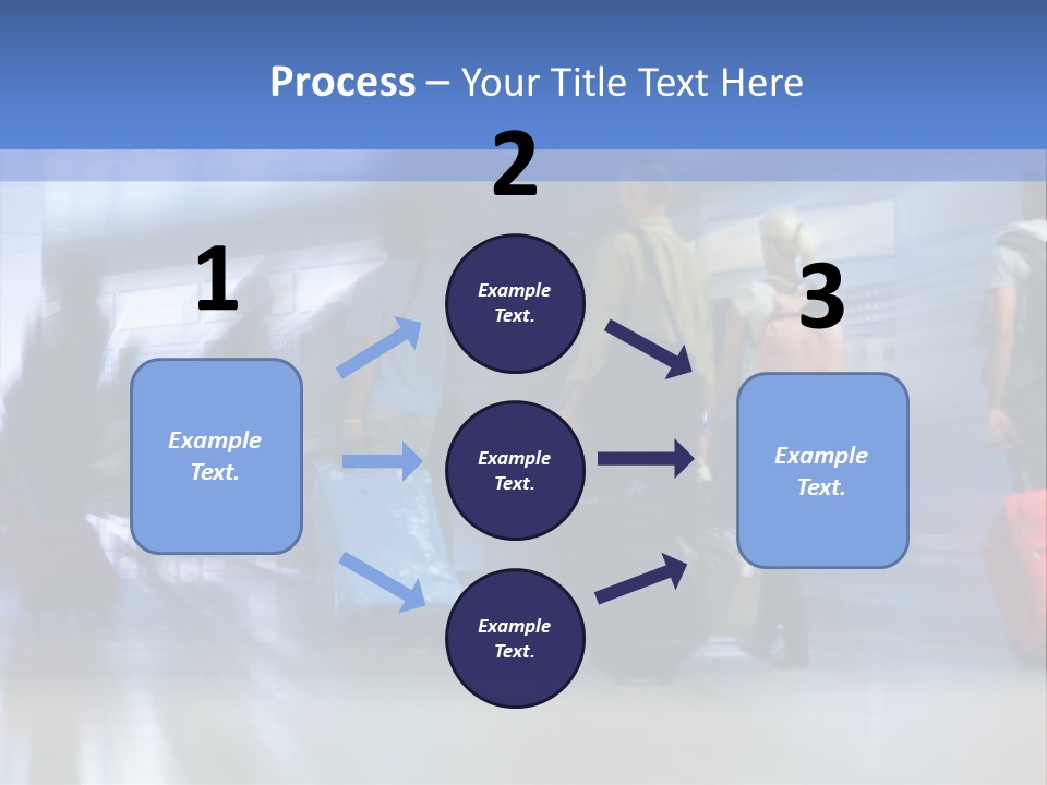 Arrival Travel Baggage PowerPoint Template