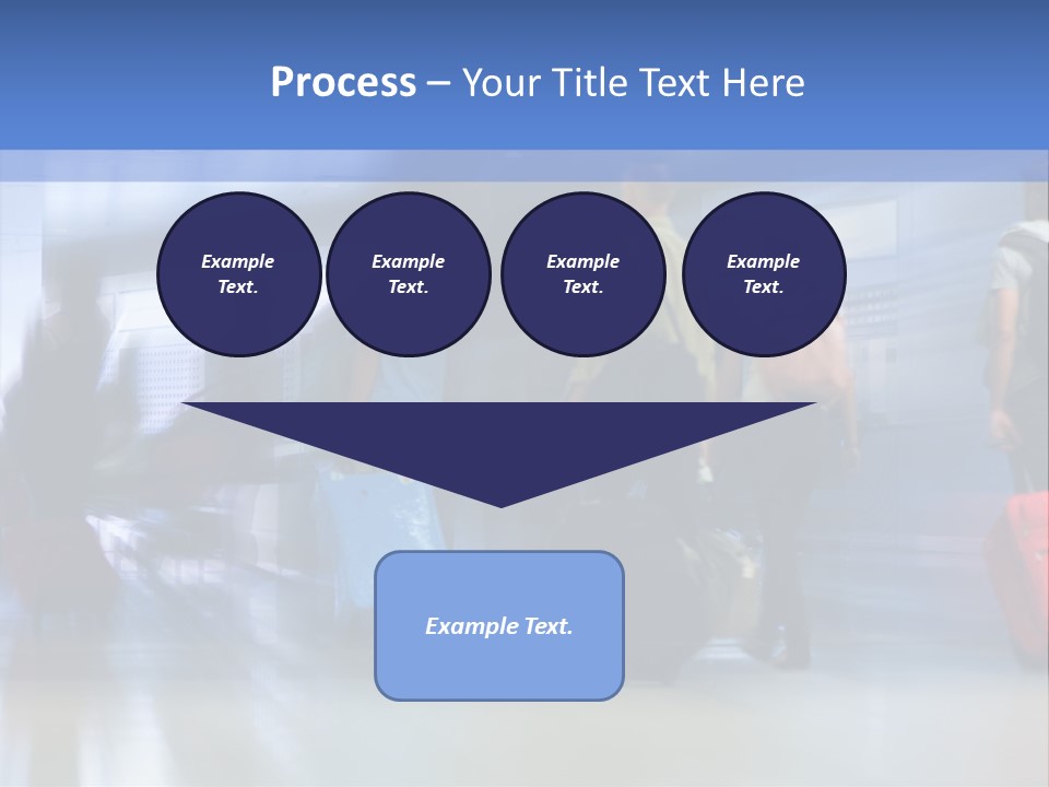 Arrival Travel Baggage PowerPoint Template