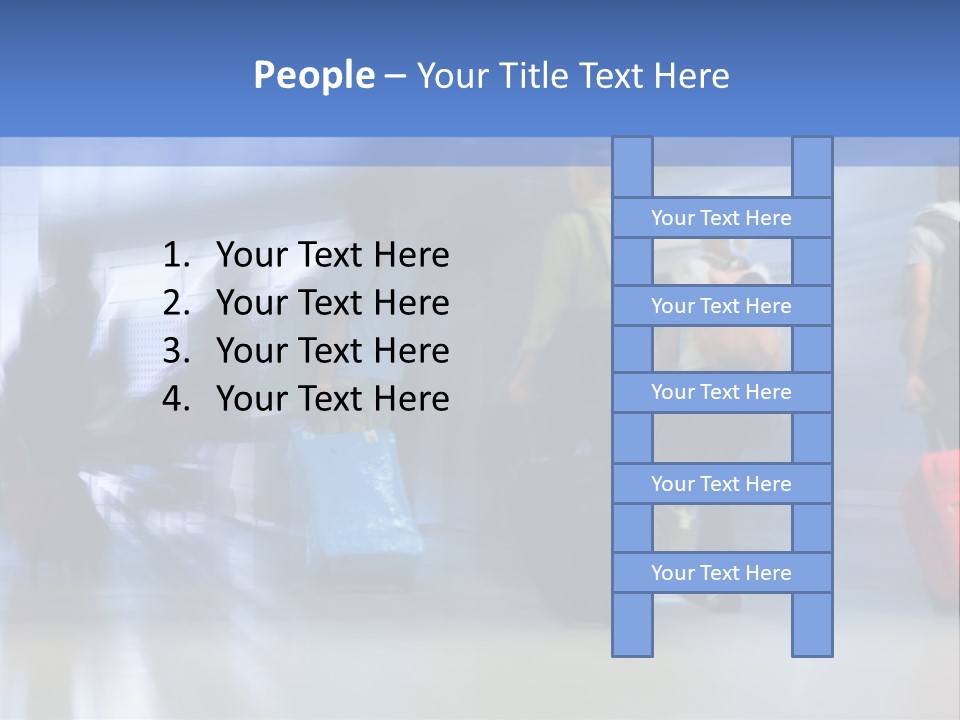 Arrival Travel Baggage PowerPoint Template