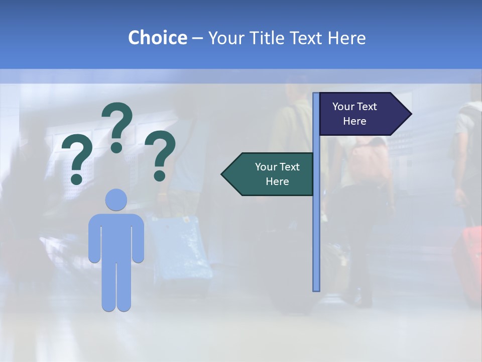 Arrival Travel Baggage PowerPoint Template