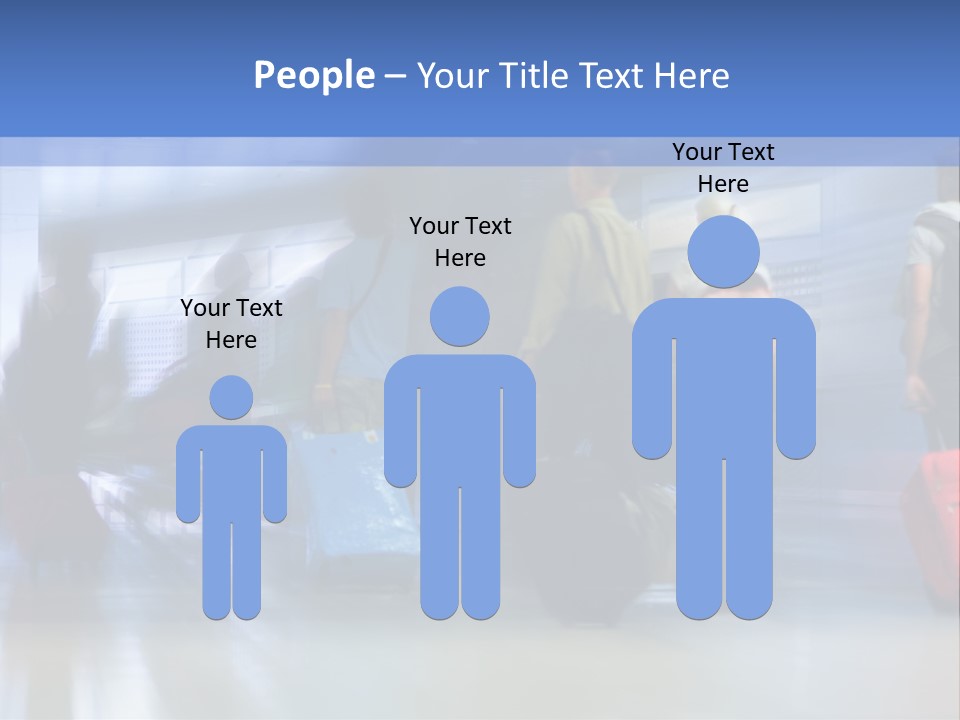 Arrival Travel Baggage PowerPoint Template