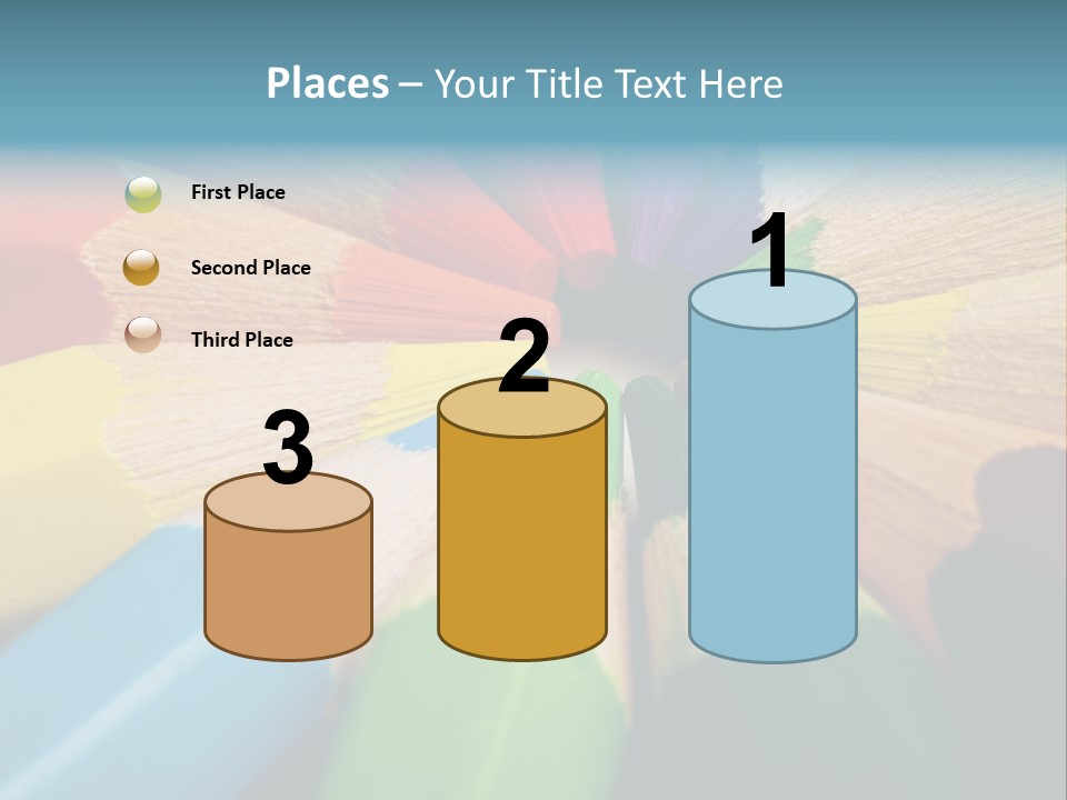 Education Colorful Tools PowerPoint Template