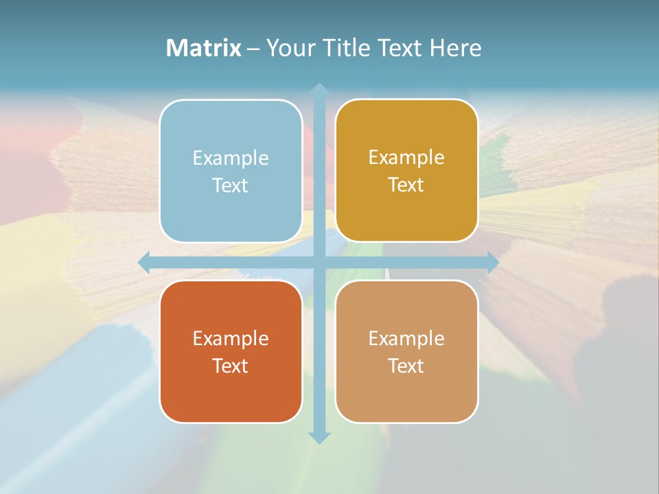 Education Colorful Tools PowerPoint Template