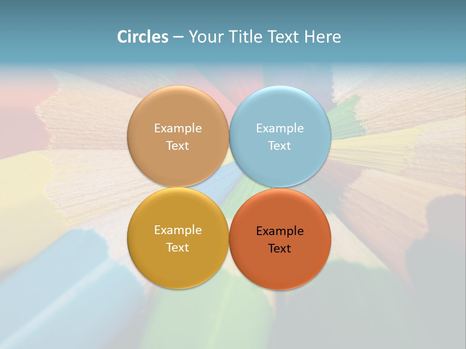 Education Colorful Tools PowerPoint Template