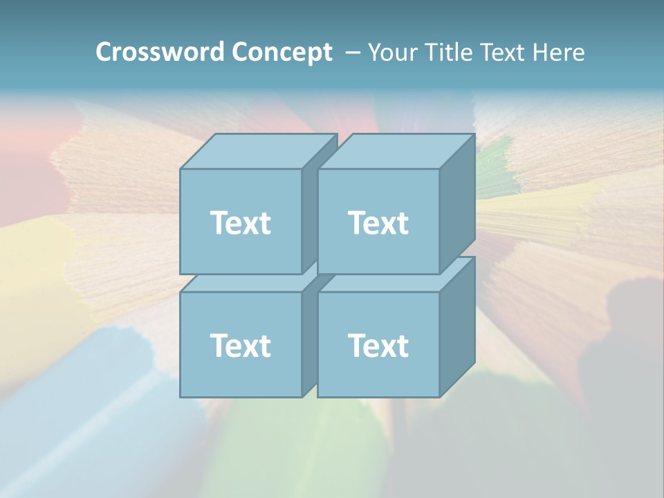 Education Colorful Tools PowerPoint Template