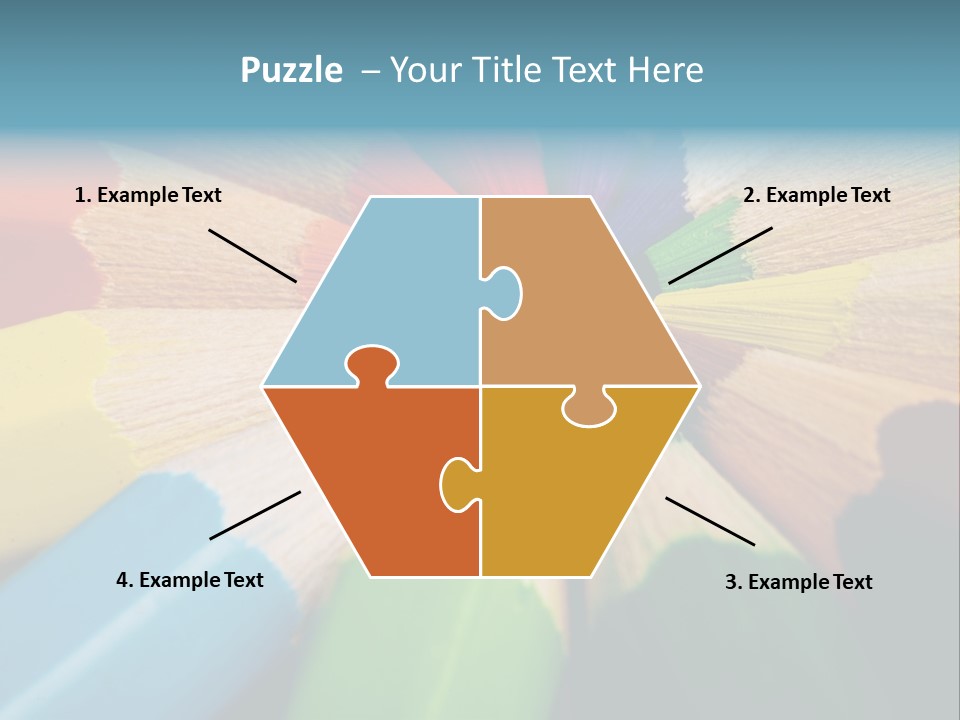 Education Colorful Tools PowerPoint Template