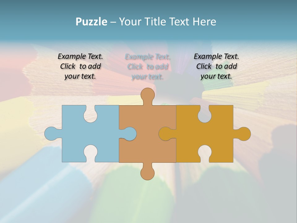 Education Colorful Tools PowerPoint Template