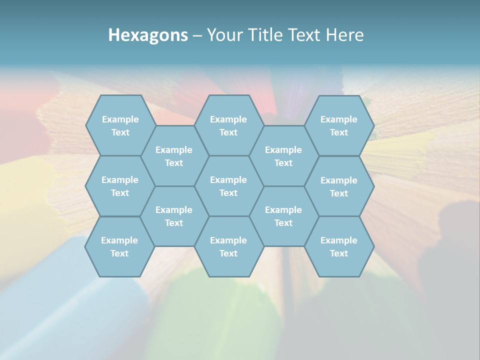 Education Colorful Tools PowerPoint Template