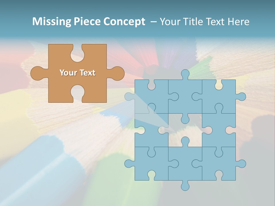 Education Colorful Tools PowerPoint Template