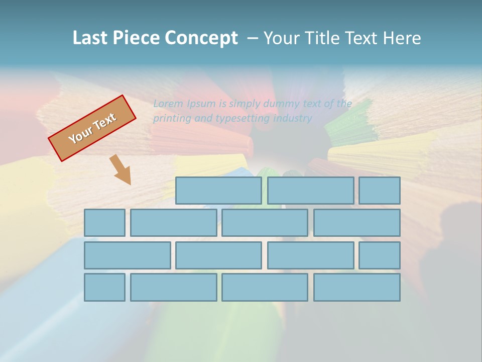 Education Colorful Tools PowerPoint Template
