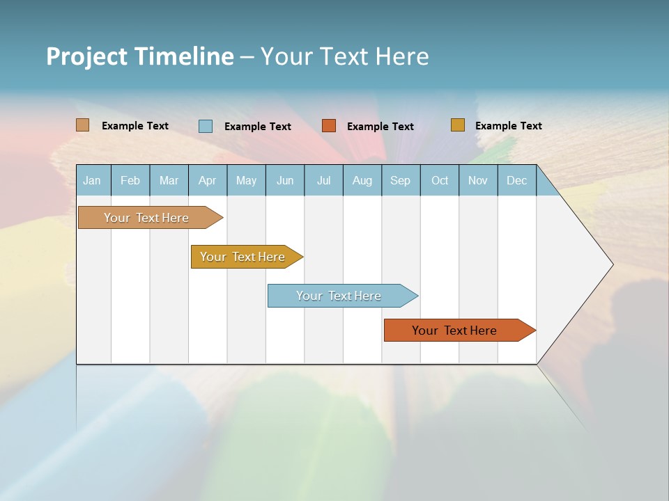 Education Colorful Tools PowerPoint Template