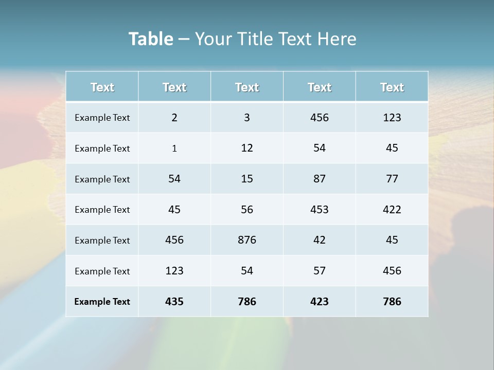 Education Colorful Tools PowerPoint Template